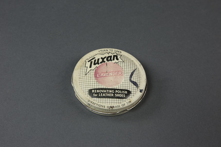 H2014.91.18 - Tin, Tuxan shoe polish 